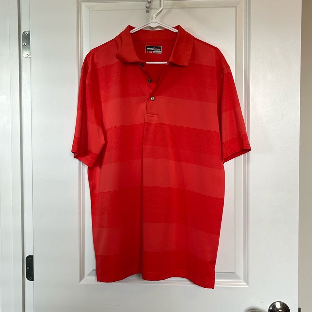 Grand Slam Performance Golf Polo in Orange